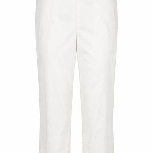 Decollage Womens White   Cropped Trousers Size 30 in L20 in