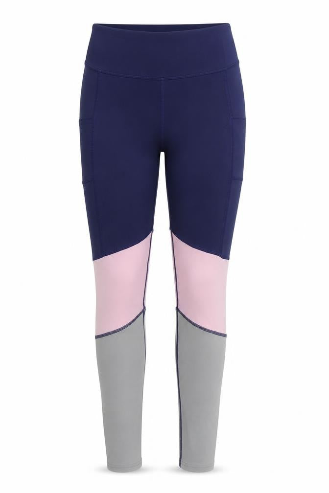 active fit for life Womens Blue   Compression Leggings Size 8 L26 in