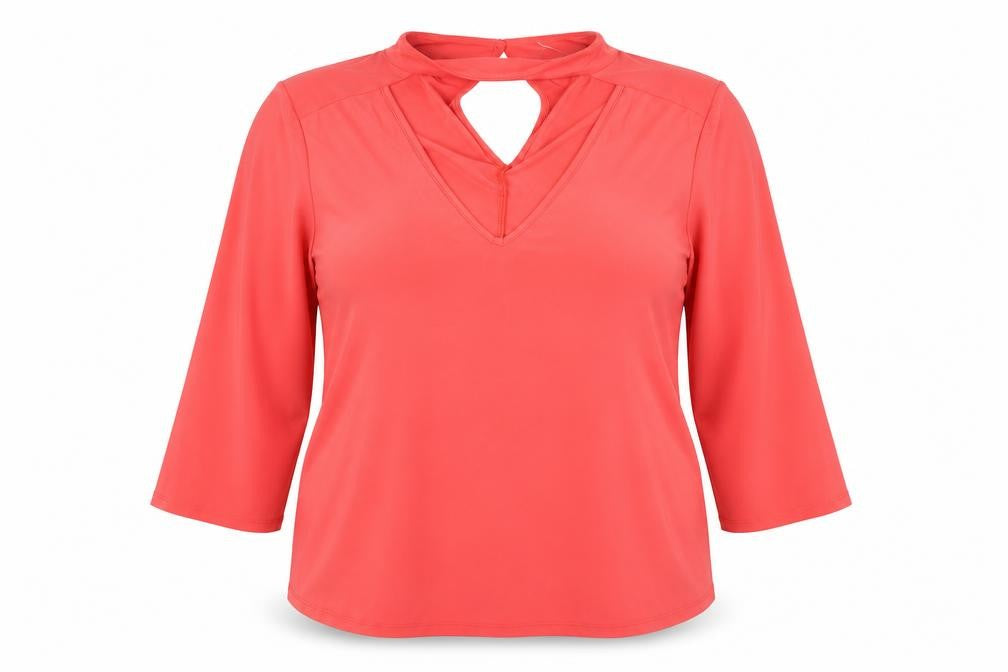 George Womens Orange   Basic Blouse Size 14
