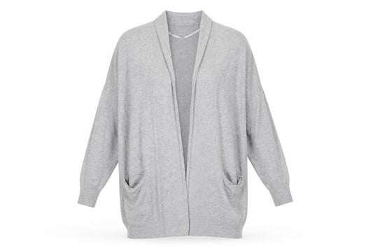 Front view of Atmosphere women’s green wrap jumper, size UK 10