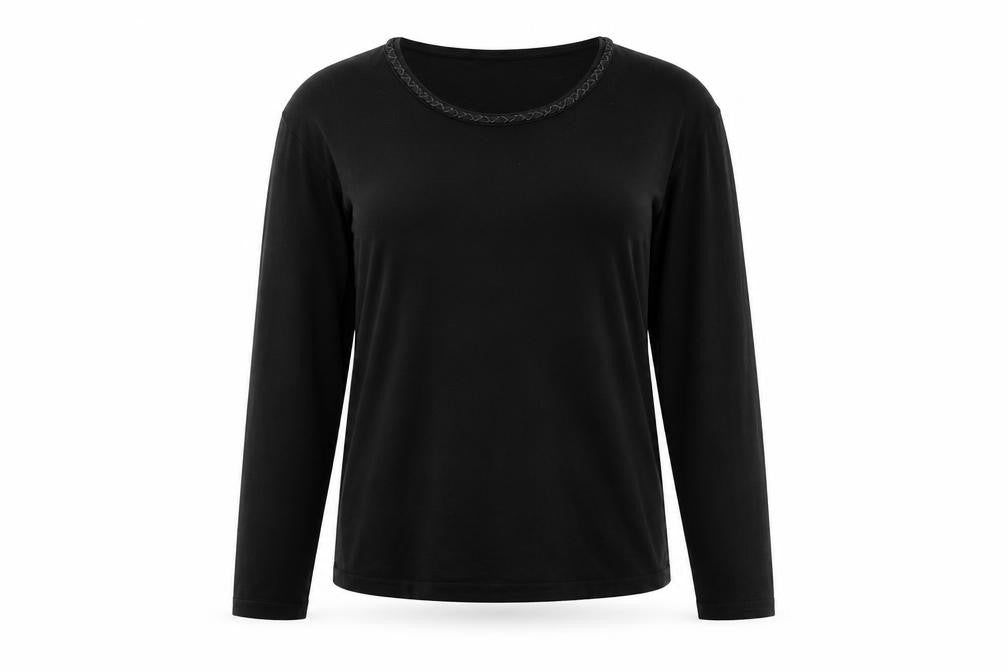 Front view of Preworn women’s black jumper, size L