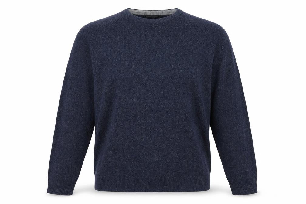 Front view of Marks & Spencer women’s blue jumper, size L