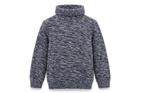 Front view of Next girls’ blue jumper, size 7, years