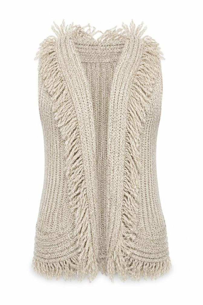 Preworn Womens Beige   Cardigan Jumper Size S