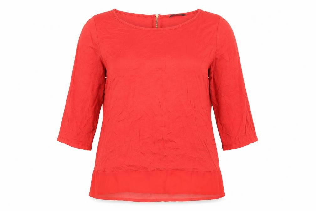 George Womens Red   Basic Blouse Size 14