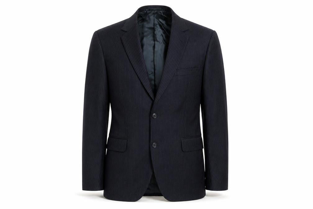 Preworn Mens Black   Jacket Suit Jacket Size 36
