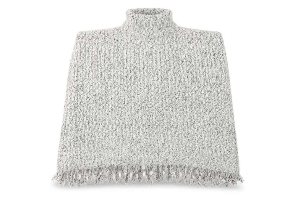 Front view of MISS EVIE girls’ grey pullover hoodie, size 11-12, years