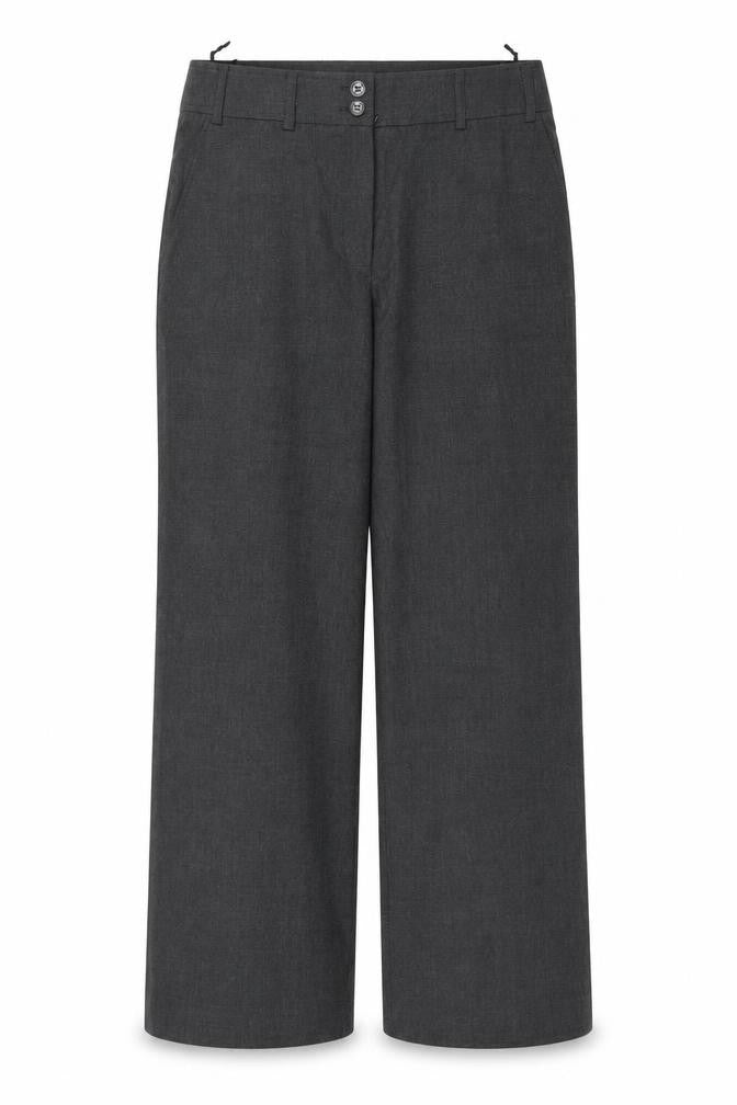 Lebek Womens Grey   Trousers  Size 32 in L28 in