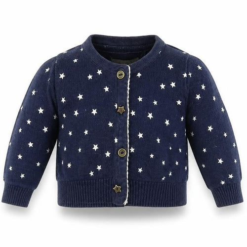 NEXT Girls Blue   Cardigan Jumper Size 3-6 Months  - STAR