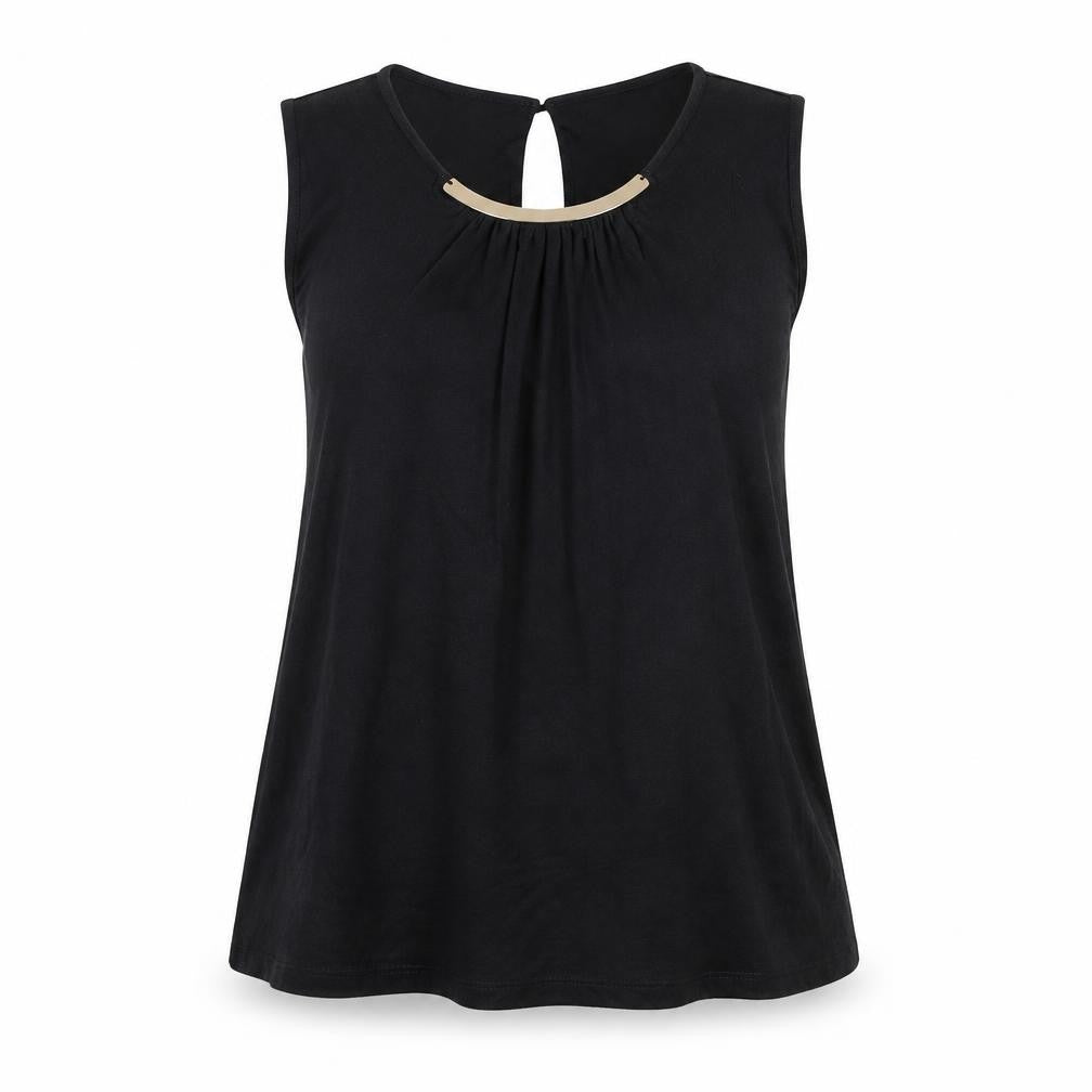 H&M Womens Black  Jersey Basic Tank Size S