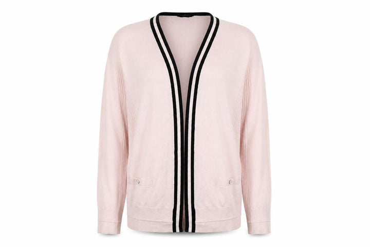 M&Co Womens Pink  Knit Cardigan Jumper Size 10
