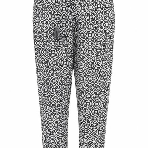 Noppies Womens Black Geometric  Trousers  Size S L27 in
