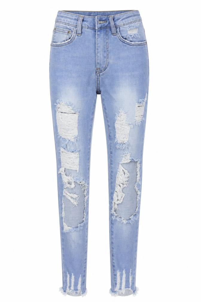Queen of hearts Womens Blue   Straight Jeans Size XS L26 in