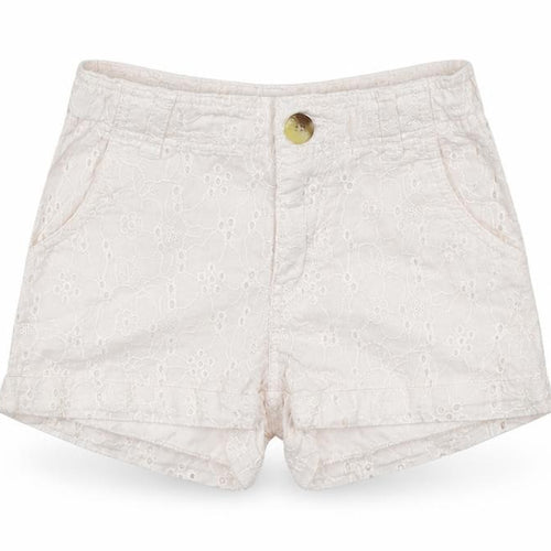 H&M Girls White Floral  Cropped Trousers Size 24 Months