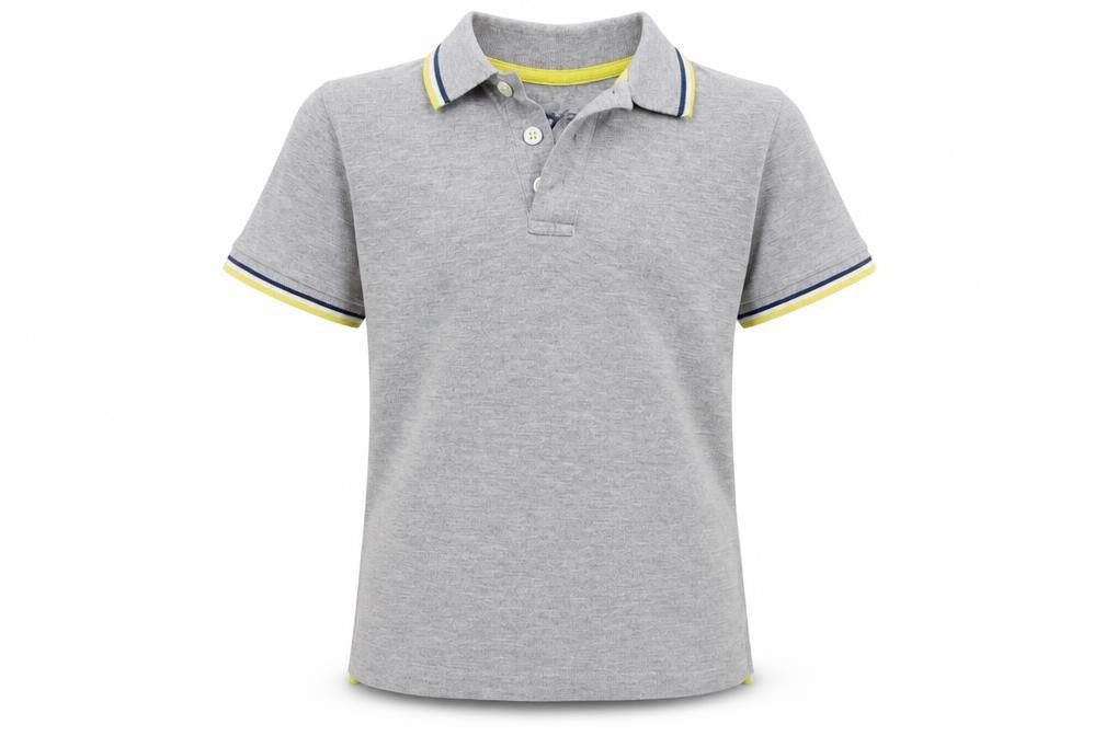 Front view of Debenhams girls’ grey basic t-shirt, size 5-6, years