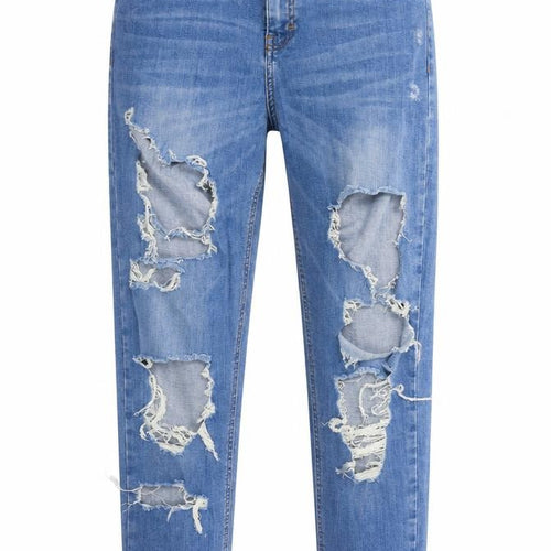 Topshop Womens Blue   Straight Jeans Size M L34 in