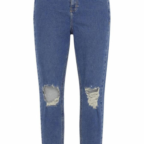 Topshop Womens Blue   Straight Jeans Size M L30 in