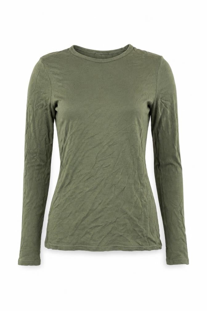 PRETTYLITTLETHING Womens Green   Basic T-Shirt Size 8