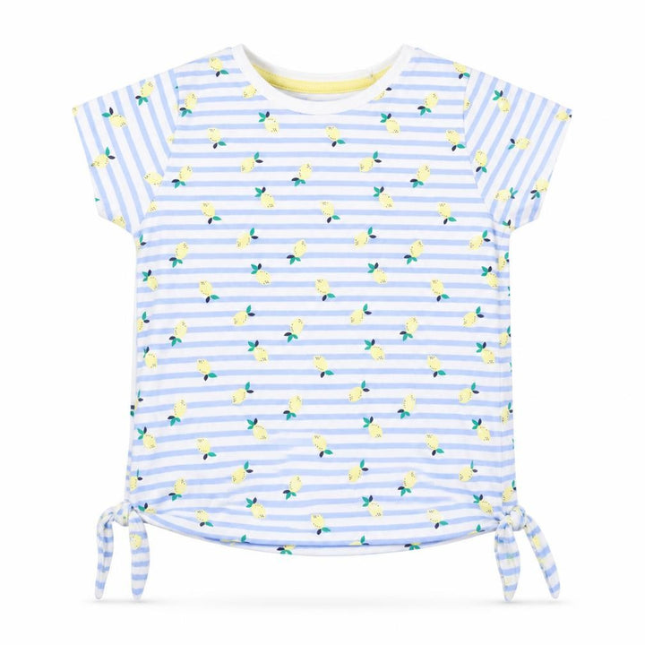 Nutmeg Girls Blue Striped  Pullover T-Shirt Size 6-7 Years