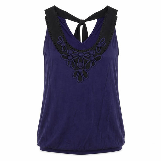 Front view of Oasis women’s blue a-line, size UK 12