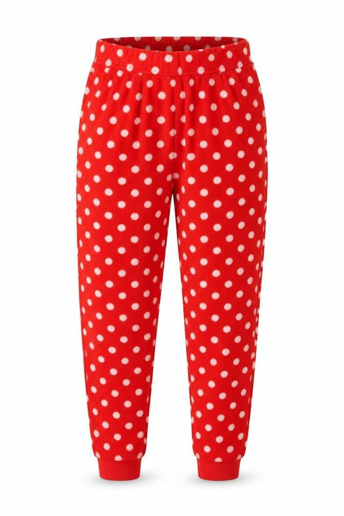 DEBINHAMS Womens Red Polka Dot  Trousers  Size 10 L24 in