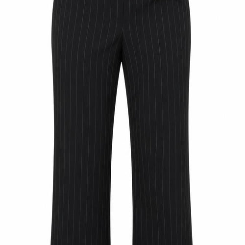 Florence & Fred Womens Black Striped  Trousers  Size 4 L28 in