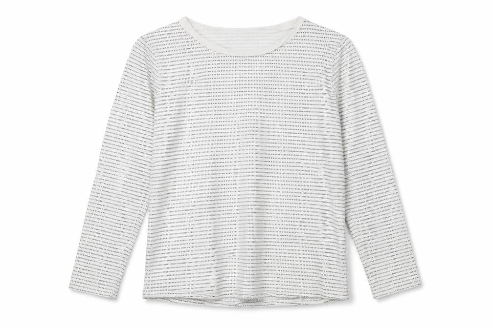 Front view of George girls’ white basic t-shirt, size 10-11, years