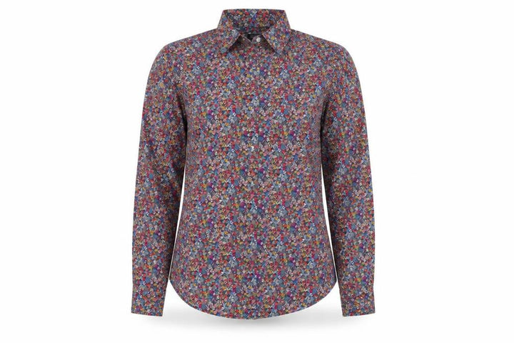 Gap Womens Multicoloured Floral Basic Button-Up Size XS