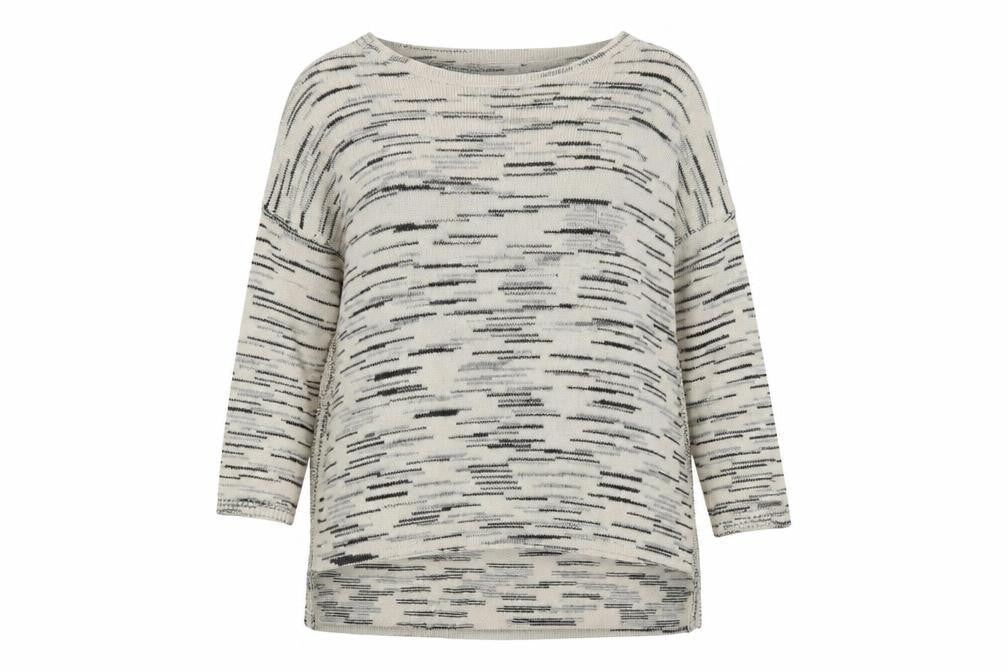 Front view of H&M women’s ivory jumper, size M