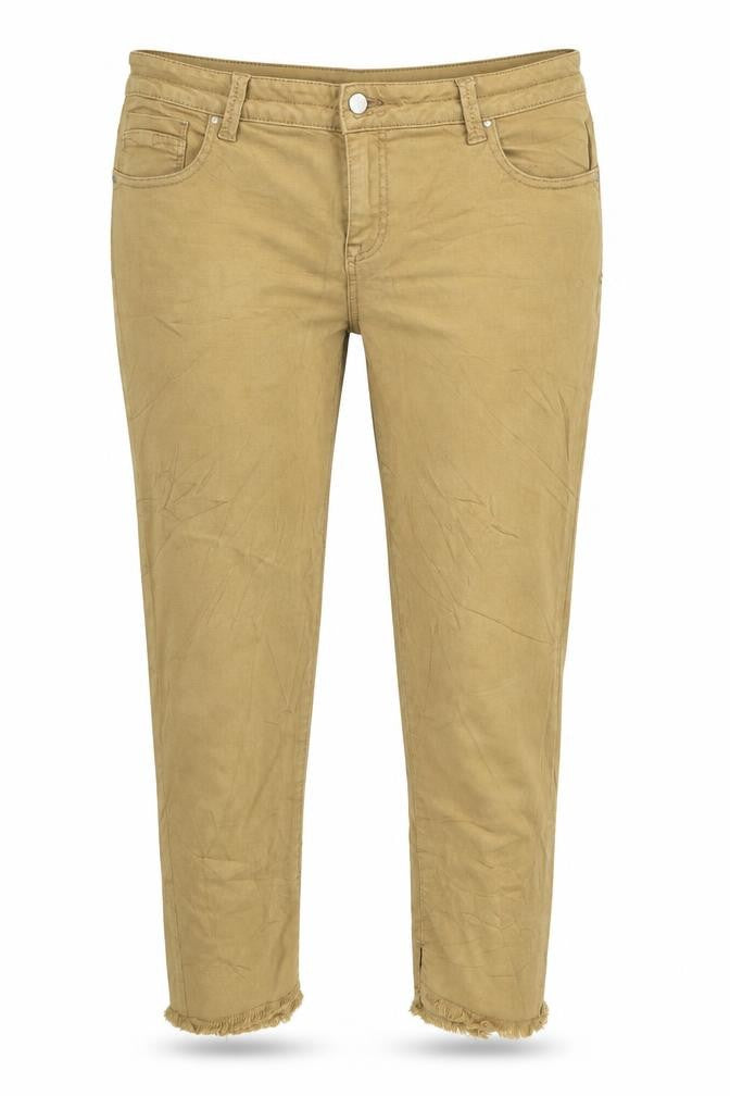 Yessica Womens Yellow   Capri Jeans Size 34 in L23 in