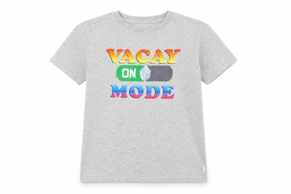 Gap Girls Grey   Basic T-Shirt Size 8-9 Years