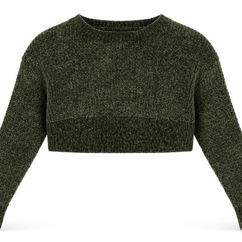 New Look Girls Green   Pullover Jumper Size 9 Years  - cropped jumper