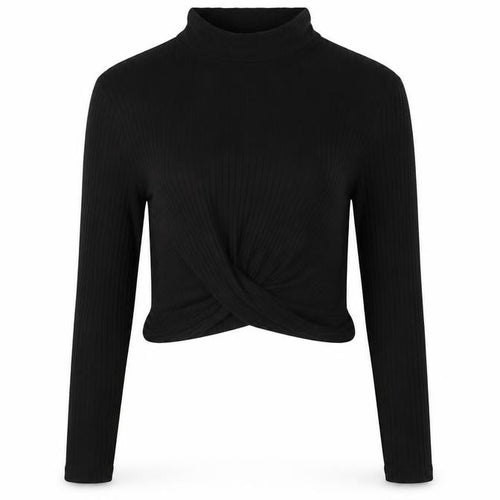 SheIn Womens Black   Cropped T-Shirt Size M