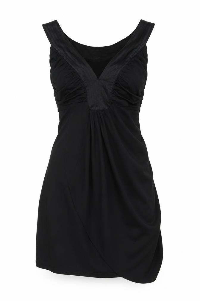 Front view of Permit women’s black mini, size UK 10
