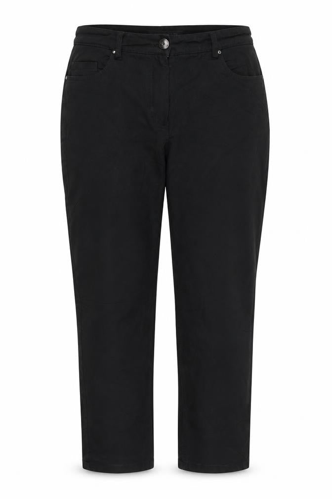 Front view of Stark women’s black trousers, size UK 14, 29-inch leg