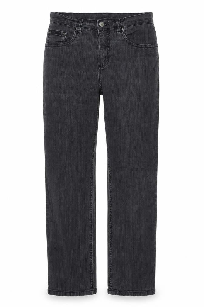 JUST FOR YOU Womens Grey   Straight Jeans Size 6 L27 in