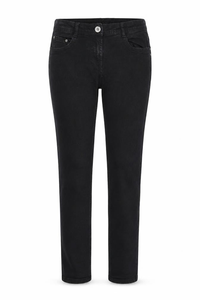 Denim & Co. Womens Black   Straight Jeans Size 10 L28 in
