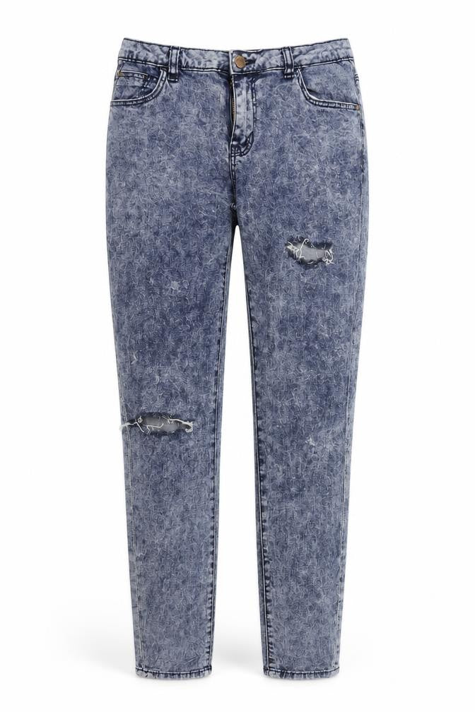 deniem & co Womens Blue   Straight Jeans Size 12 L28 in