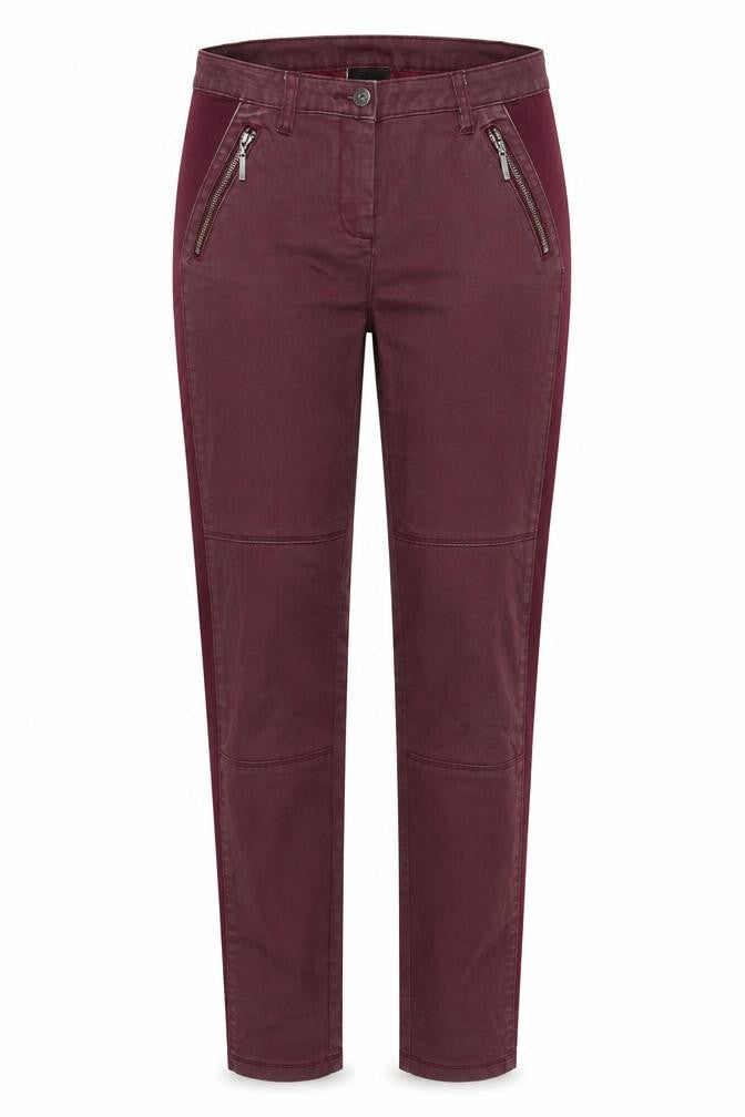 Best Connections Womens Purple   Trousers  Size 10 L27 in