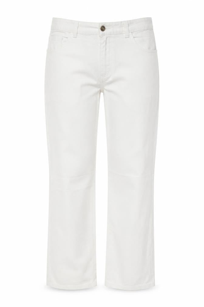 C&A Womens White  Denim Straight Jeans Size 28 in L27 in