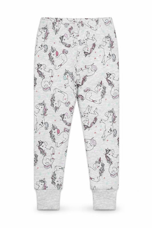 Front view of George girls’ grey trousers, size 2, years - my little pony