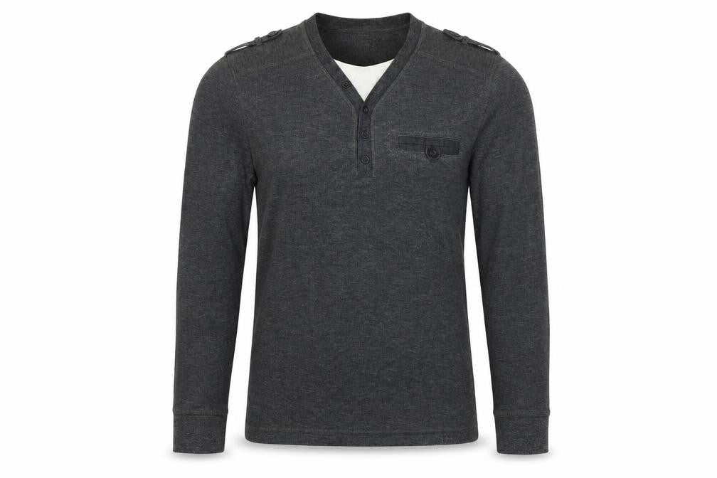 Front view of Peacocks women’s grey jumper, size S