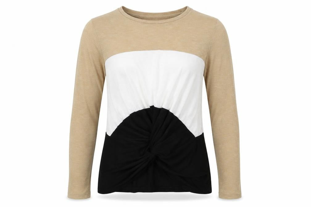 Front view of New Look women’s multicoloured knit jumper, size S