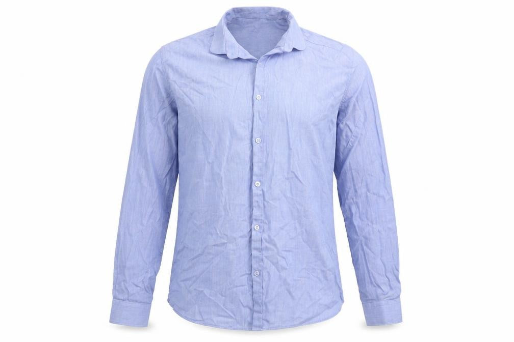 b&M Mens Blue    Dress Shirt Size 38