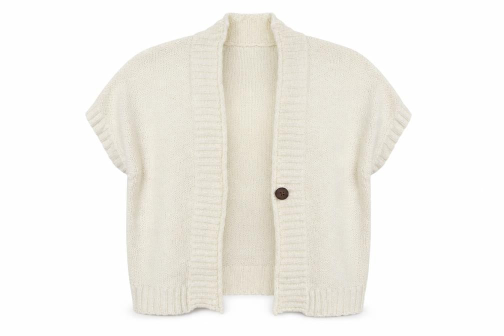 BM Womens White   Cardigan Jumper Size XL