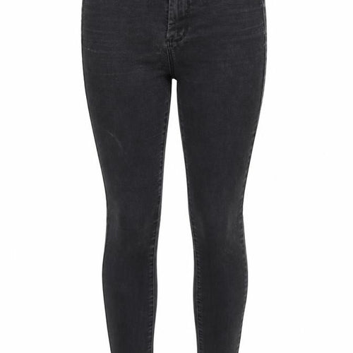 Denim & Co. Womens Black  Denim Skinny Jeans Size 10 L28 in - Elastic Waist