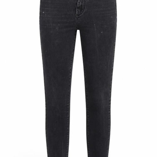 Denim & Co. Womens Black  Denim Straight Jeans Size 10 L29 in