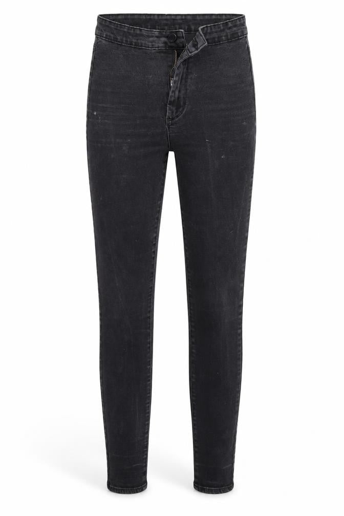 Denim & Co. Womens Black  Denim Straight Jeans Size 10 L29 in