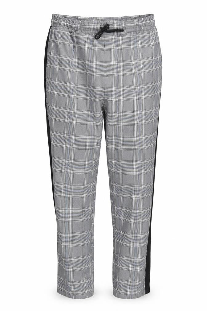 Boohoo man Mens Grey Check  Trousers  Size M L25 in