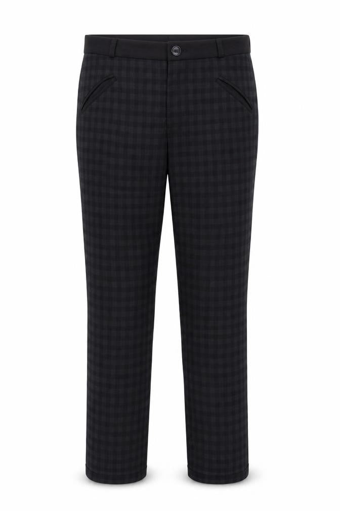 New Look Womens Green Check  Trousers  Size 8 L29 in